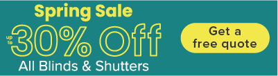 Spring Sale - Save up to 30% Off VEVO Blinds & Shutters